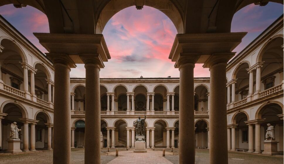 Interno della Grande Brera