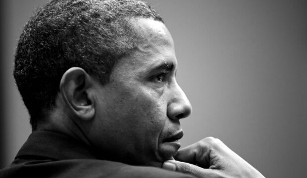Barack Obama durante un evento sui temi dell'intelligenza artificiale.