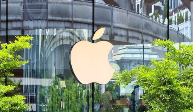 Apple Watch con interfaccia dell'app Workout