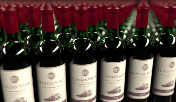 Vino italiano in esportazione